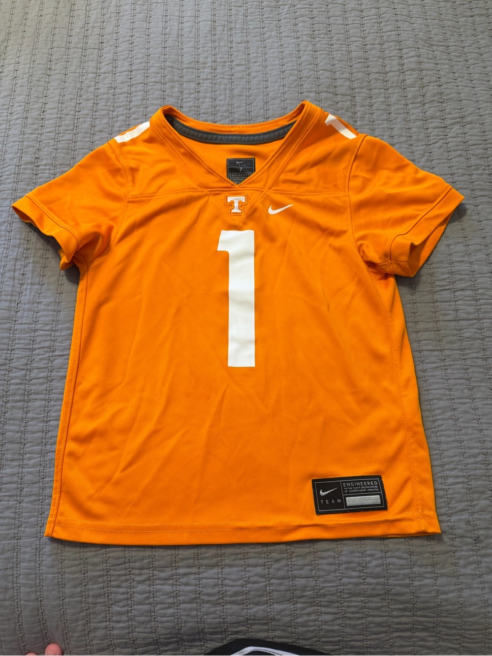 Nike Youth Tennessee Volunteers #1 Tennessee Orange Replica Football Jersey